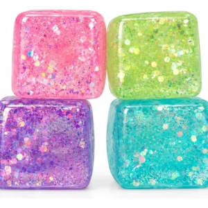 Juguete Antiestrés Cubo Glitter