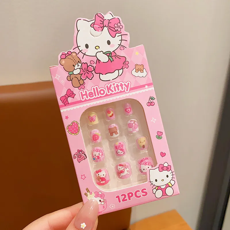 Set de Uñas Postizas Infantiles – Personajes Sanrio