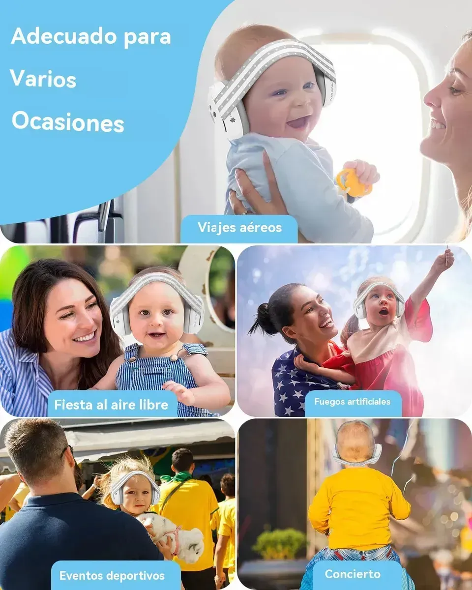 Auriculares Con Cancelación De Ruido Para Bebés - Imagen 2