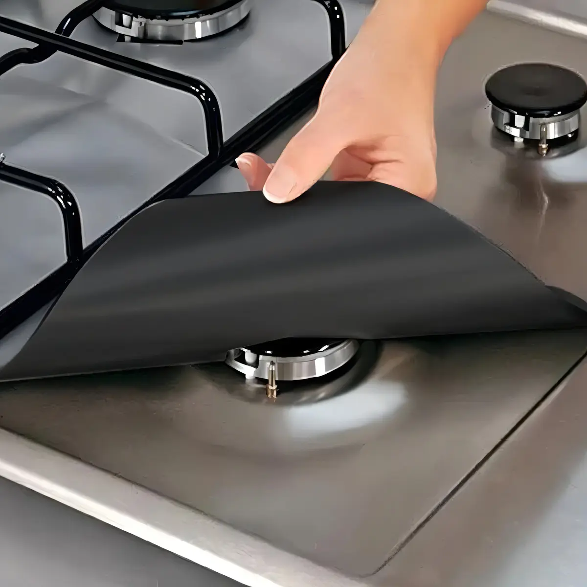 Protectores Antiadherentes para Hornallas de Cocina x4 - Imagen 4