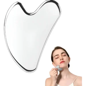 Gua Sha Facial de Acero Inoxidable
