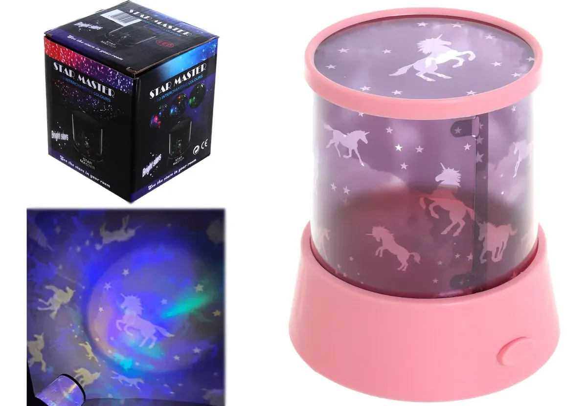 Lámpara Proyector de Estrellas y Unicornio - Imagen 2