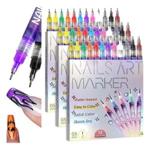 Set Marcadores de Nail Art x12