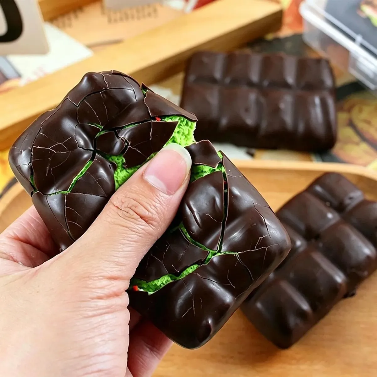 Juguete Antiestrés Chocolate Crujiente