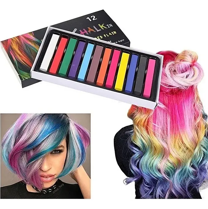 Set de Tizas Temporales para Cabello x12 - Imagen 3