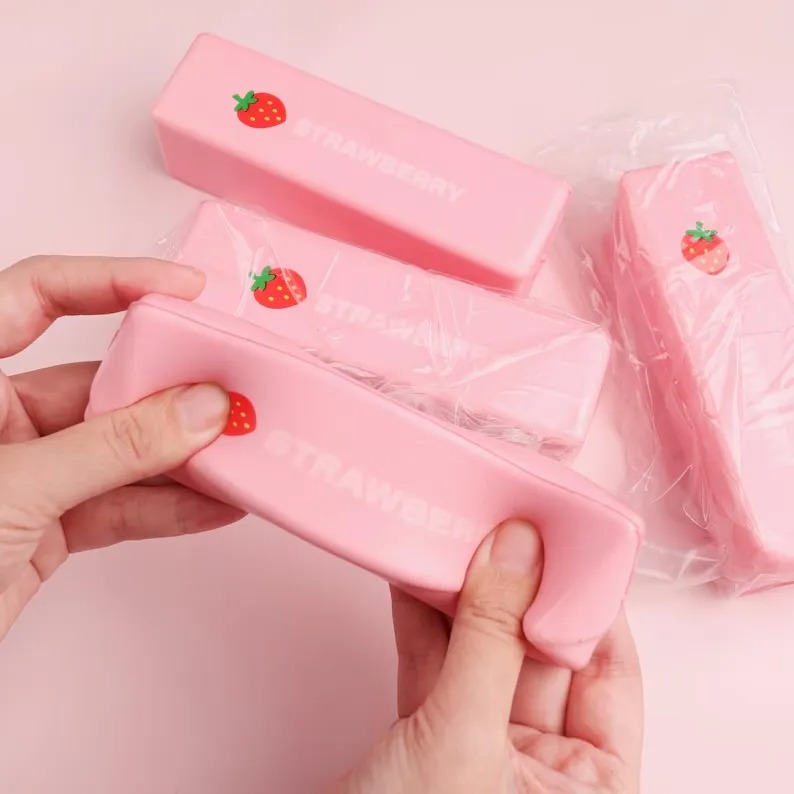 Juguete Anti Estrés Manteca Strawberry Rosada