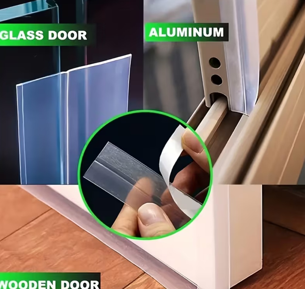 Burlete Adhesivo Impermeable Para Puertas y Ventanas 5 mts - Imagen 2