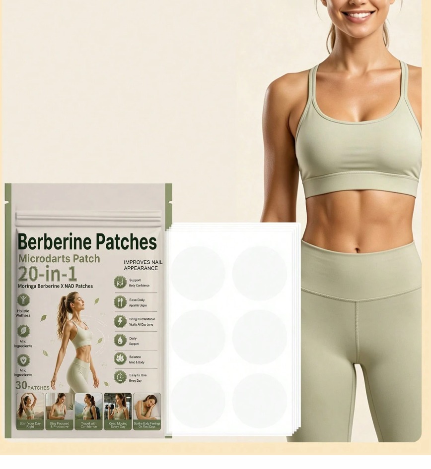 Parches De Berberina Para Equilibrio Metabólico x30